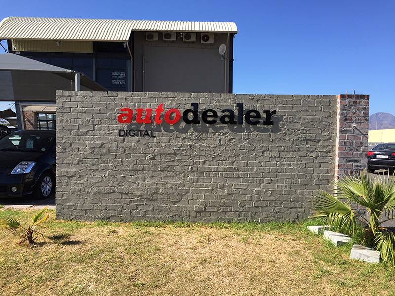Cut Out lettering and perspex Sign