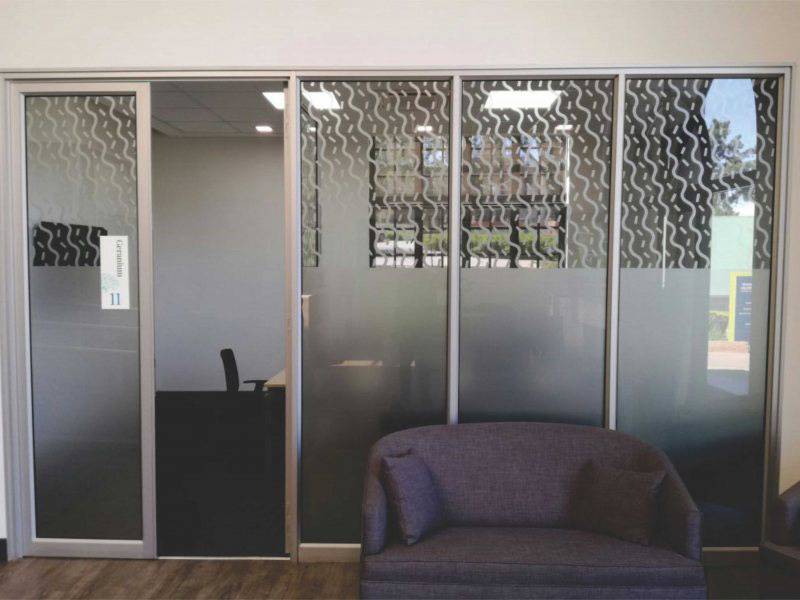 Sandblast and perspex Signs